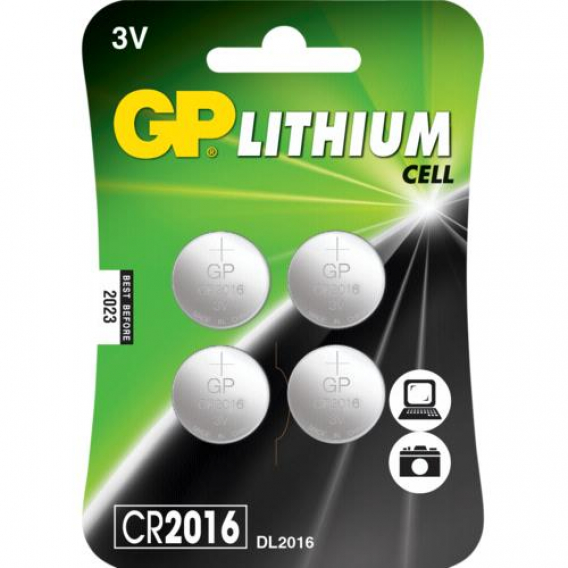 Obrázok pre 1x4 GP CR2016 Lithium Cell