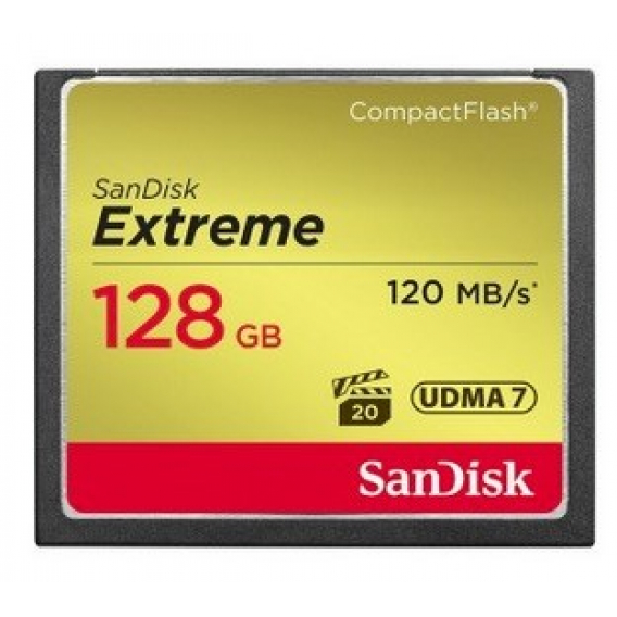 Obrázok pre SanDisk CF Extreme 128GB CompactFlash (CF)