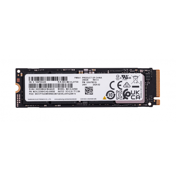 Obrázok pre SSD Samsung PM9A1 256GB Nvme PCIe 4.0 M.2 (22x80) MZVL2256HCHQ-00B00