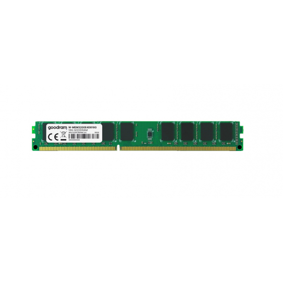 Obrázok pre Goodram UDIMM ECC VLP 16GB 2Rx8 3200MHz PC4-25600 W-MEM3200E4D816G