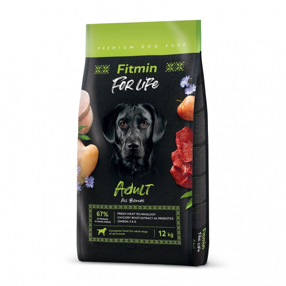 Obrázok pre FITMIN For Life Adult All breeds - suché krmivo pro psy - 12 kg