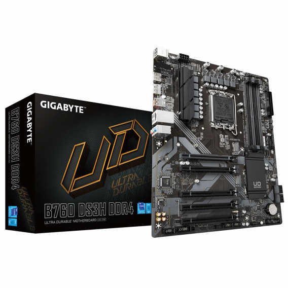 Obrázok pre Gigabyte B760 DS3H DDR4 základní deska Intel B760 Express LGA 1700 ATX