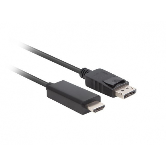 Obrázok pre Lanberg CA-DPHD-11CC-0050-BK kabelová redukce DisplayPort HDMI Černá