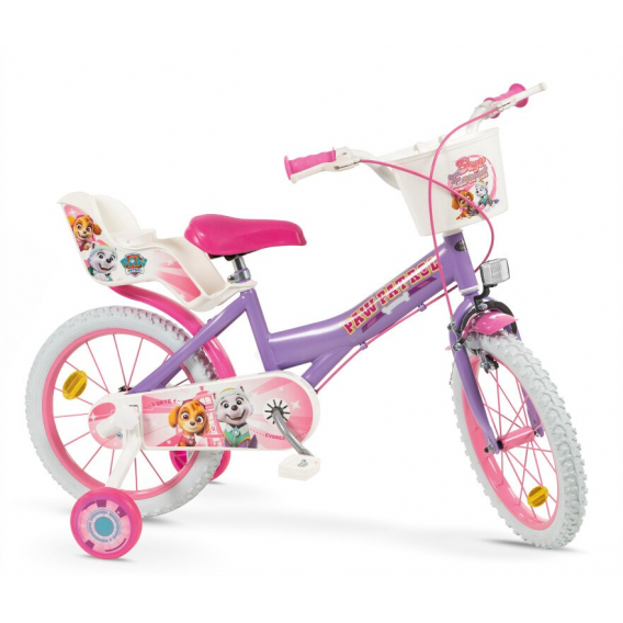 Obrázok pre Dětské kolo 16" Paw Patrol Purple 1680 Girl TOIMSA