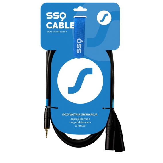 Obrázok pre SSQ MIXLR3 - kabel Jack Stereo 3,5 mm - 2x XLR 3 m