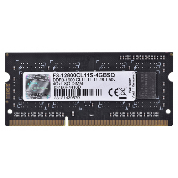 Obrázok pre G.Skill 4GB DDR3-1600 SQ paměťový modul 1 x 4 GB 1066 MHz