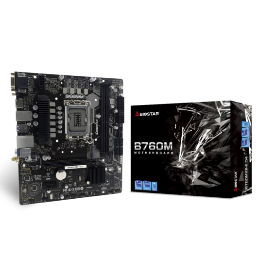 Obrázok pre Biostar B760MX2-E D4 základní deska Intel B760 LGA 1700 Micro ATX