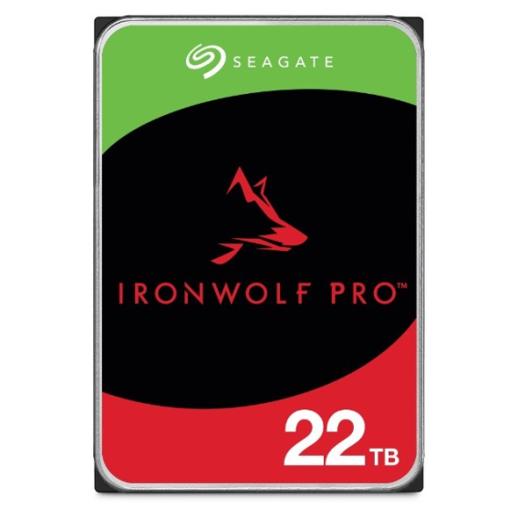 Obrázok pre Seagate IronWolf Pro ST22000NT001 vnitřní pevný disk 22 TB 7200 ot/min 512 MB 3.5" Serial ATA III