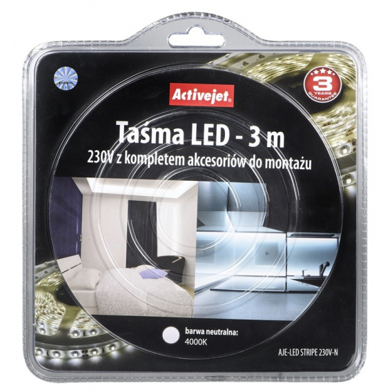 Obrázok pre Activejet AJE-LED STRIPE svíticí proužek Univerzální světelná páska Vnitřní/venkovní 3,5 W