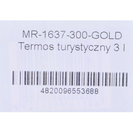 Obrázok pre Cestovní termoska 3 l MR-1637-300-GOLD Maestro