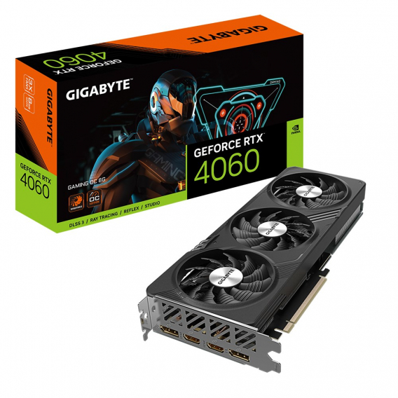 Obrázok pre Gigabyte GeForce RTX­­ 4060 GAMING OC 8G NVIDIA GeForce RTX­ 4060 8 GB GDDR6