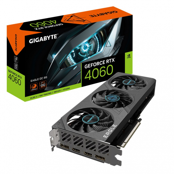 Obrázok pre Gigabyte GeForce RTX 4060 EAGLE OC 8G NVIDIA 8 GB GDDR6