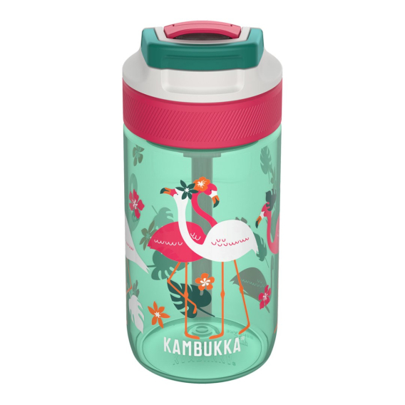 Obrázok pre Kambukka Lagoon Pink Flamingo - dětská láhev na vodu, 400 ml