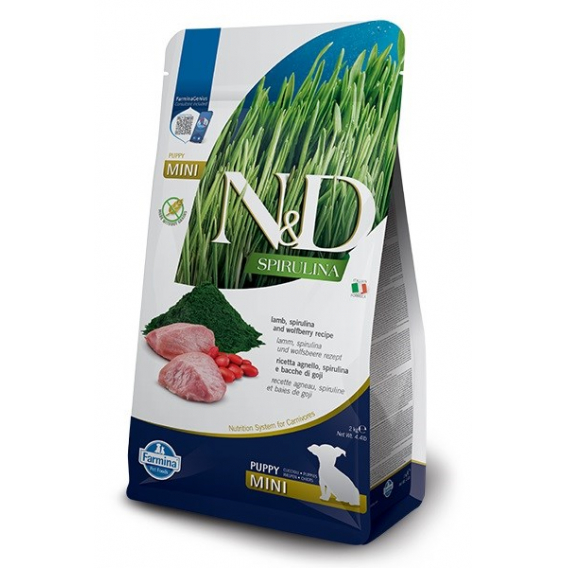 Obrázok pre FARMINA N&D Spirulina Lamb Puppy Mini - suché krmivo pro psy - 2 kg