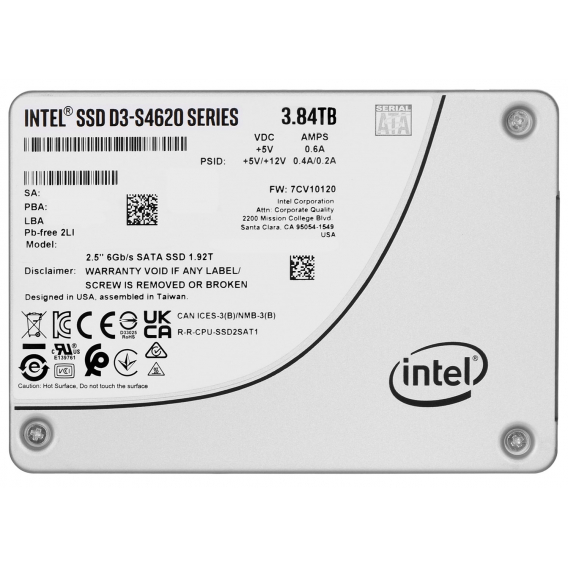 Obrázok pre SSD Solidigm (Intel) S4620 3.84TB SATA 2.5" SSDSC2KG038TZ01 (DWPD up to 5)