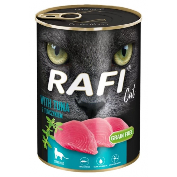 Obrázok pre DOLINA NOTECI Rafi Cat Adult with tuna - mokré krmivo pro kočky - 400g