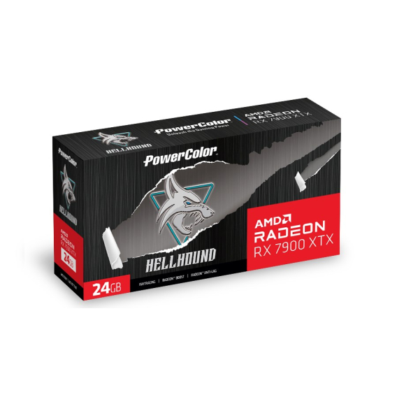 Obrázok pre PowerColor RX 7900 XTX 24G-L/OC AMD Radeon RX 7900 XTX 24 GB GDDR6