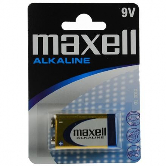 Obrázok pre Maxell Alkaline Baterie na jedno použití 9V Alkalický
