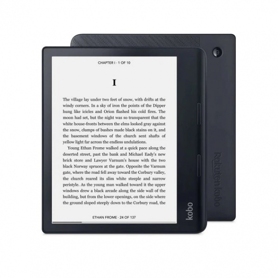 Obrázok pre Rakuten Kobo Sage čtečka elektronických knih Dotyková obrazovka 32 GB Wi-Fi Černá