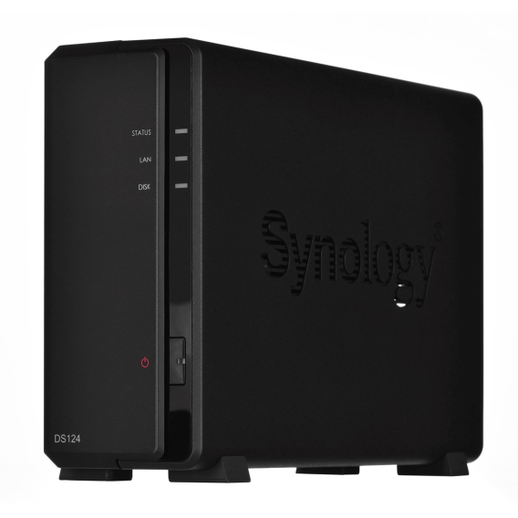 Obrázok pre Synology DiskStation DS124 úložný server NAS Desktop Připojení na síť Ethernet Černá RTD1619B