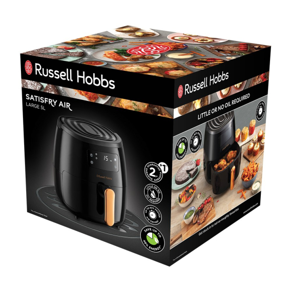 Obrázok pre Russell Hobbs SatisFry Air Heißluftfritteuse Samostarný 5 l Samostatné 1650 W Horkovzdušná fritéza Černá