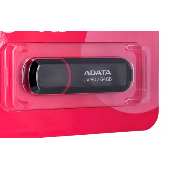 Obrázok pre ADATA 64GB DashDrive UV150 USB paměť USB Typ-A 3.2 Gen 1 (3.1 Gen 1) Černá