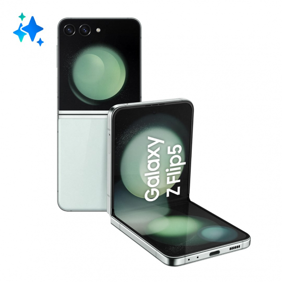 Obrázok pre Samsung Galaxy Z Flip5 SM-F731B 17 cm (6.7") Dual SIM Android 13 5G USB typu C 8 GB 256 GB 3700 mAh Mátová barva