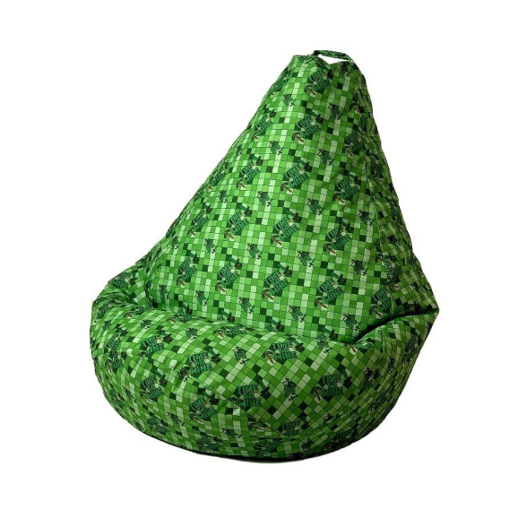 Obrázok pre Sako taška pouffe Pear print Minecraft L 105 x 80 cm