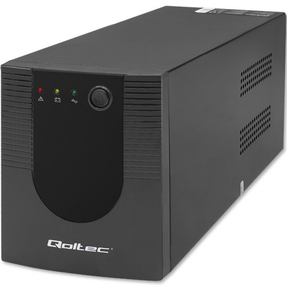 Obrázok pre Qoltec 53776 zdroj nepřerušovaného napětí Line-interaktivní 1,5 kVA 900 W 4 AC zásuvky / AC zásuvek