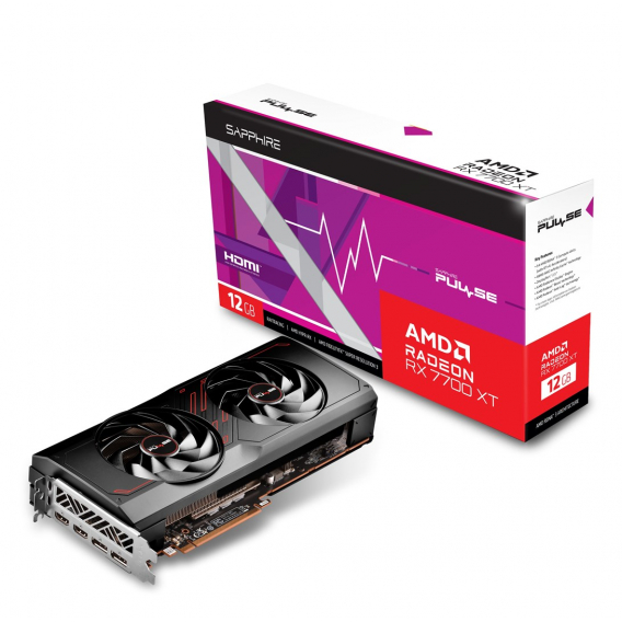 Obrázok pre Grafická karta SAPPHIRE Radeon RX 7700 XT PULSE GAMING OC 12GB GDDR6 DUAL