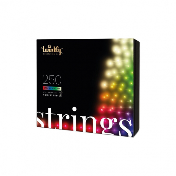 Obrázok pre TWINKLY Strings 250 Special Edition (TWS250SPP-BEU) Inteligentní osvětlení vánočních stromků 250 LED RGB+W 20 m