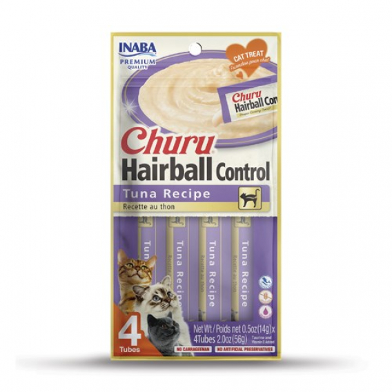 Obrázok pre INABA Churu Hairball Tuňák pro kočky - 4x14 g