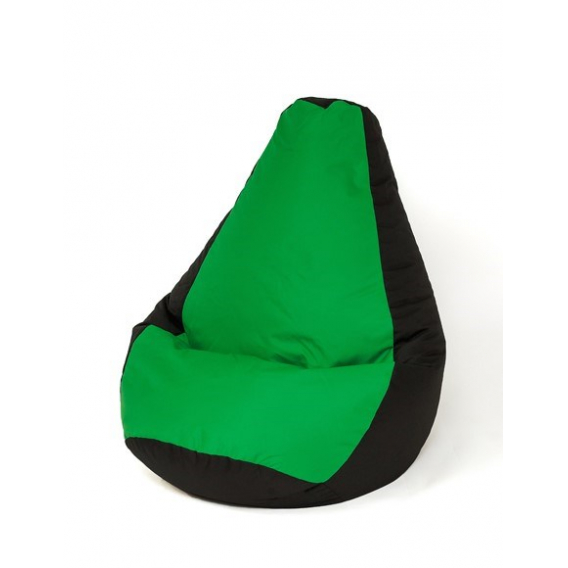 Obrázok pre Sako taška pouffe Pear černá a zelená XXL 140 x 100 cm