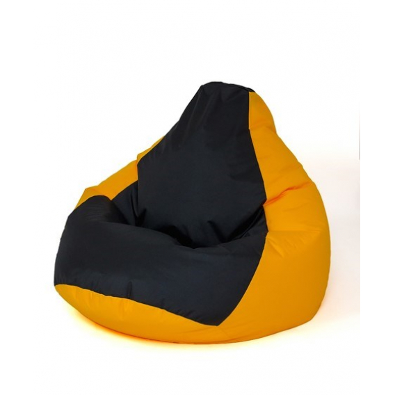 Obrázok pre Sako taška pouffe Pear žluto-černá XXL 140 x 100 cm