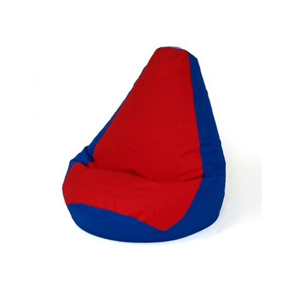 Obrázok pre Sako taška ve tvaru hrušky tmavě modro-červená XL 140 x 100 cm
