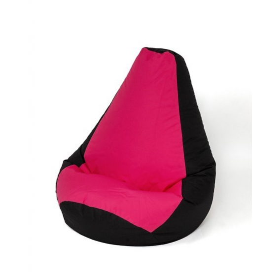 Obrázok pre Sako taška pouffe Pear černo-růžová XXL 140 x 100 cm