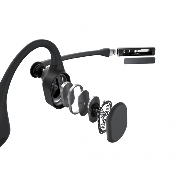 Obrázok pre SHOKZ OpenComm UC - Black Sluchátka s mikrofonem Bezdrátový Za ucho Kancelář / call centrum Bluetooth Černá