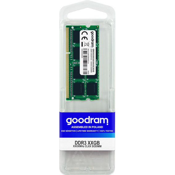Obrázok pre Goodram GR1600S364L11/8G paměťový modul 8 GB 1 x 8 GB DDR3 1600 MHz