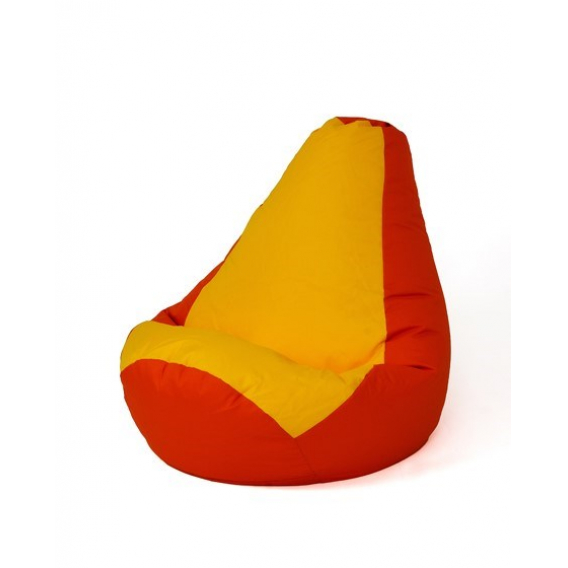 Obrázok pre Sako taška pouffe Pear červeno-žlutá XL 130 x 90 cm