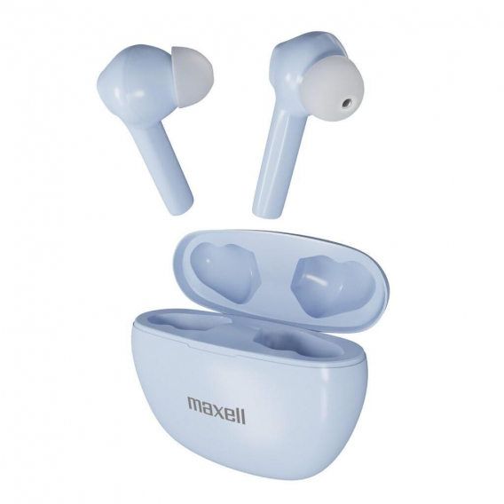 Obrázok pre Bezdrátová sluchátka Maxell Dynamic+ s nabíjecím pouzdrem Bluetooth modrá