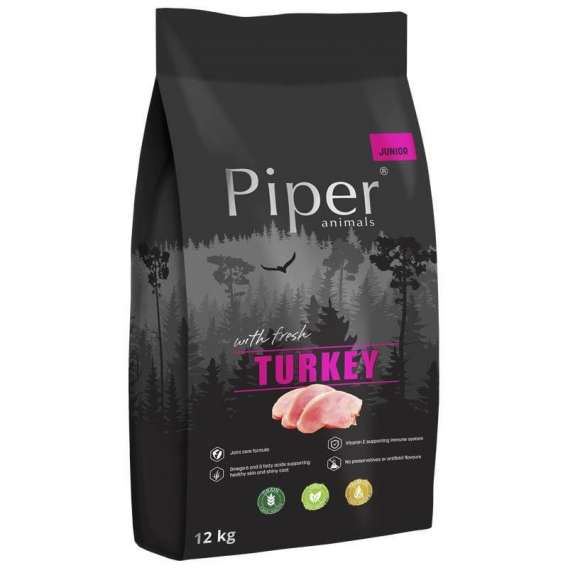 Obrázok pre DOLINA NOTECI Piper Junior s krůtím masem - suché krmivo pro psy - 12 kg