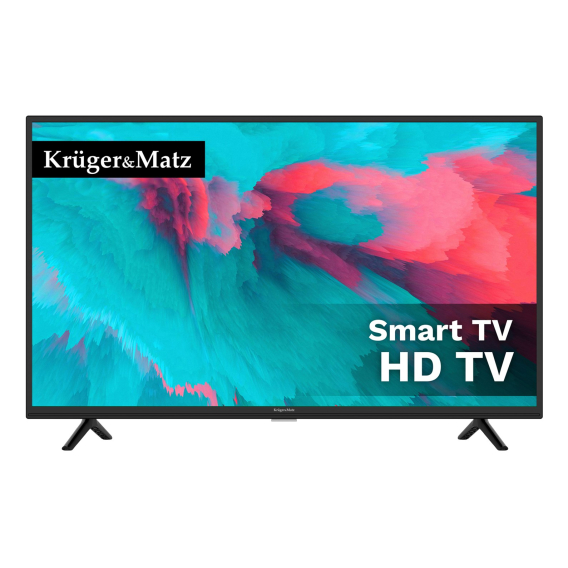 Obrázok pre Krüger&Matz KM0232-S6 televizor 81,3 cm (32") HD Smart TV Wi-Fi Černá 220 cd/m²