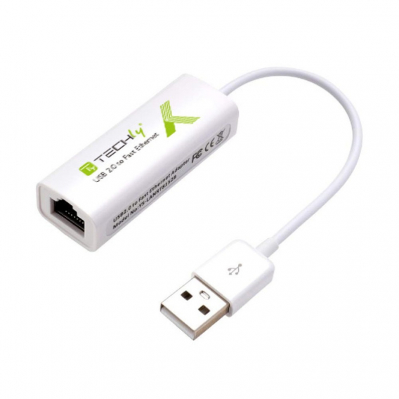 Obrázok pre Techly IDATA ADAP-USB2TY2 síťová karta Ethernet 100 Mbit/s