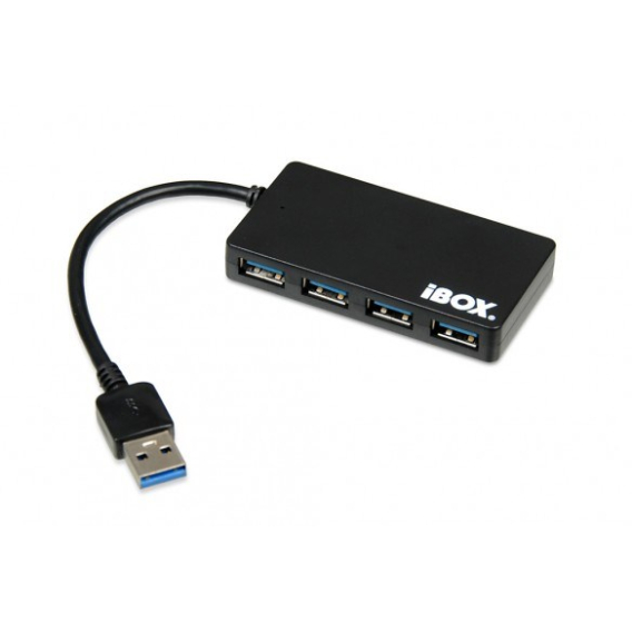 Obrázok pre iBox IUH3F56 rozbočovač rozhraní USB 3.2 Gen 1 (3.1 Gen 1) Type-A 5000 Mbit/s Černá