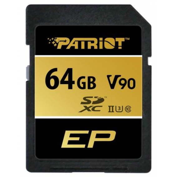 Obrázok pre Patriot SDXC 64GB EP V90 UHS-II U3