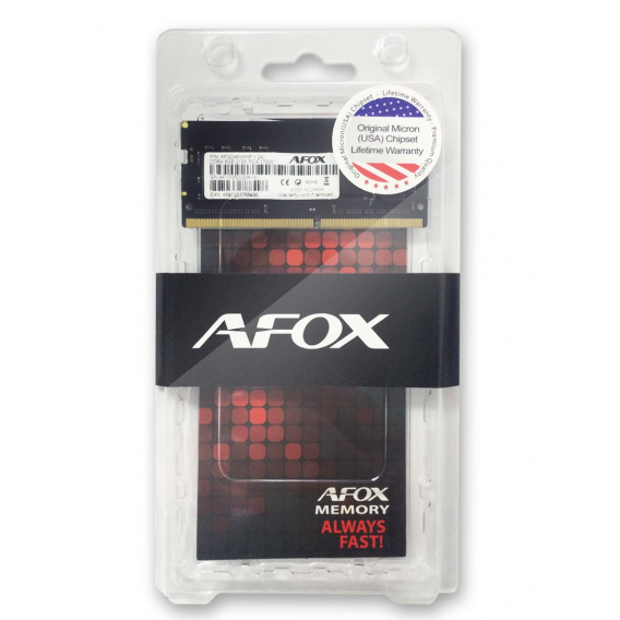 Obrázok pre AFOX SO-DIMM DDR4 8GB 3200MHZ