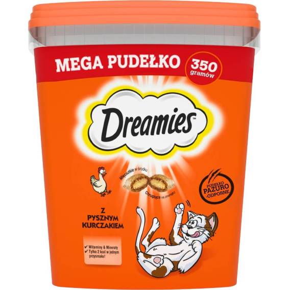 Obrázok pre DREAMIES Mixed Flavours with Chicken and Cheese - pamlsek pro kočky - 350g