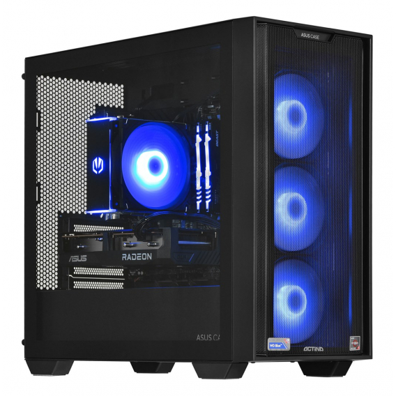 Obrázok pre Actina 5901443335832 PC AMD Ryzen™ 5 5600 16 GB DDR4-SDRAM 1 TB SSD AMD Radeon RX 7600 Mini Tower Černá