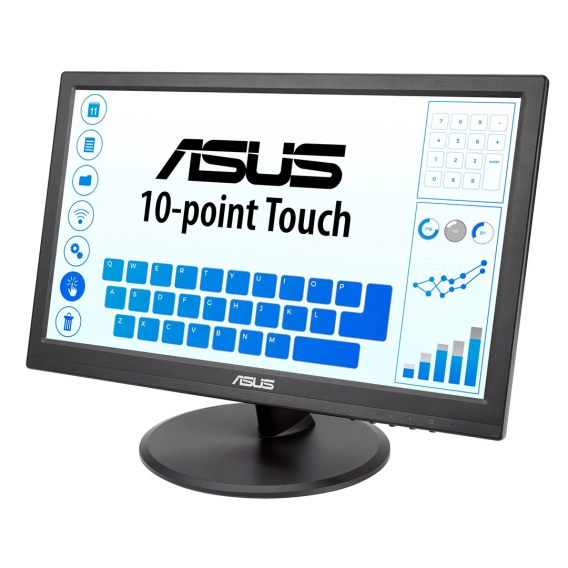 Obrázok pre ASUS VT168HR počítačový monitor 39,6 cm (15.6") 1366 x 768 px WXGA LED Dotyková obrazovka Černá