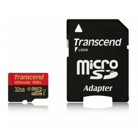 Obrázok pre Paměťová karta Transcend MicroSDHC 32GB UHS-I U1 (90MB/s) + adapter